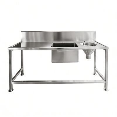 Profesjonalne zlewozmywaki medyczne ze stali nierdzewnej 304, zlewozmywak 316 do spłukiwania do szpitala, laboratorium, komercyjnej kliniki, wolnostojący zlew do mycia rąk